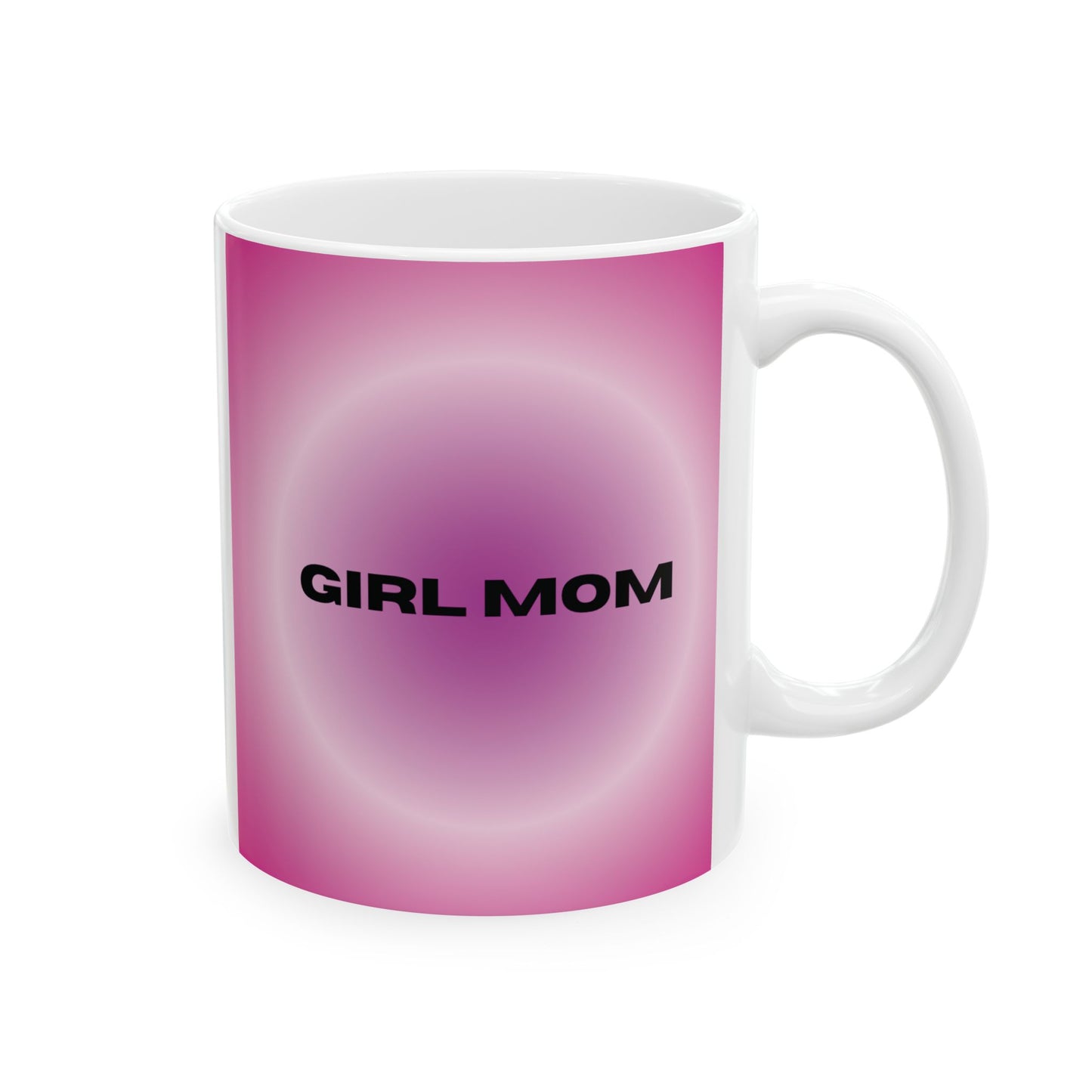 Pink Girl Mom Mug
